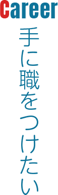 Career 手に職をつけたい